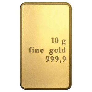 10g Gold Bar - various manufacturers