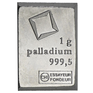 1g Palladium, various manufacturers