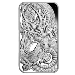 1 oz Silver Rectangle Dragon