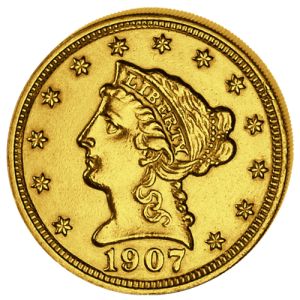 2,5 Dollar Gold Coin Liberty Head