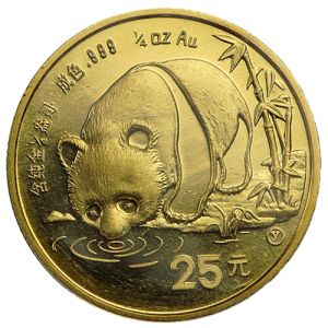 1/4 oz Gold Coin China Panda
