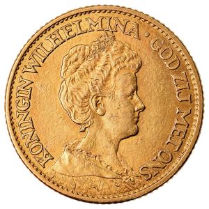 10 Gulden Gold Coin Wilhelmina
