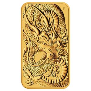 1 oz Gold Coin Dragon Rectangle 