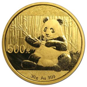 30g Gold Coin China Panda
