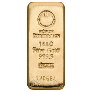 1 kg Gold Bar Austrian Mint