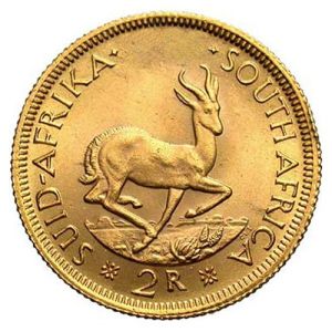 South African 2 Rand Gold Coin