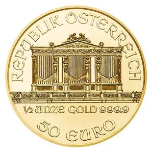 1/2 oz Gold Vienna Philharmonics