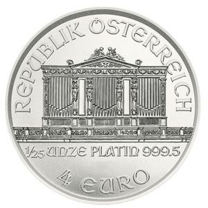 1/25 oz Platinum Coin Vienna Philharmonic
